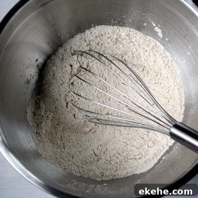 dry ingredients for pumpkin bread