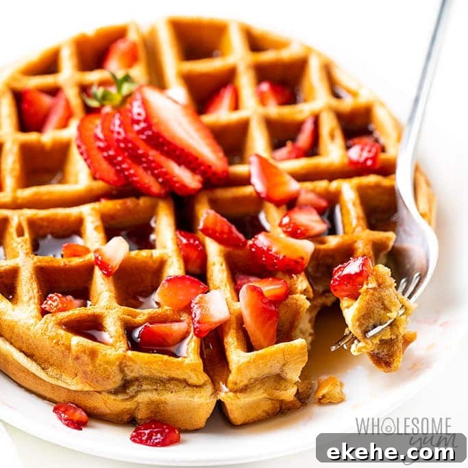 Low Carb Protein Waffles