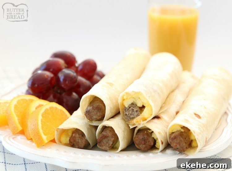Protein Breakfast Wraps