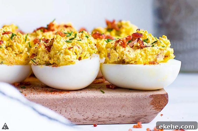 Deviled Eggs with Bacon