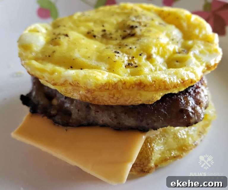 Low Carb Breakfast Sandwiches