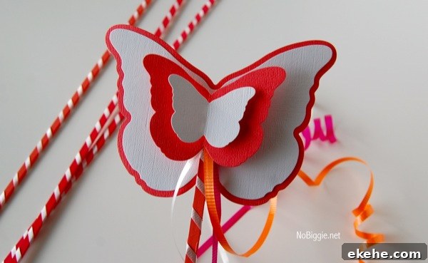 butterfly party wands