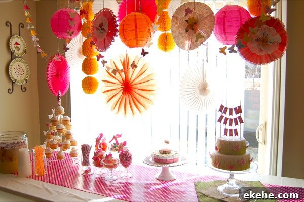 butterfly party decorations