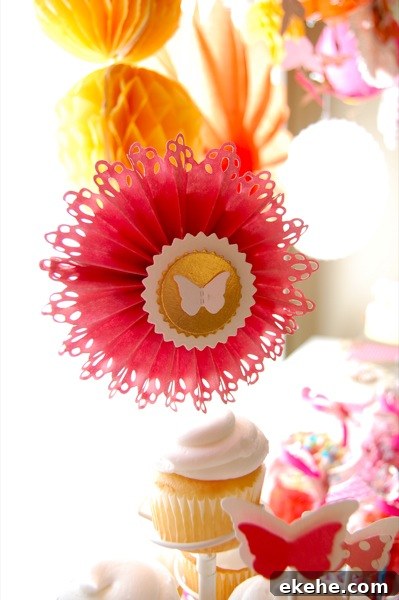 butterfly party cupcake toppers 1