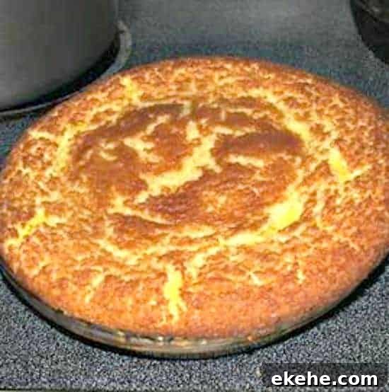 Impossible Pie. A very easy recipe, makes its own crust and tastes like a coconut cream pie!
