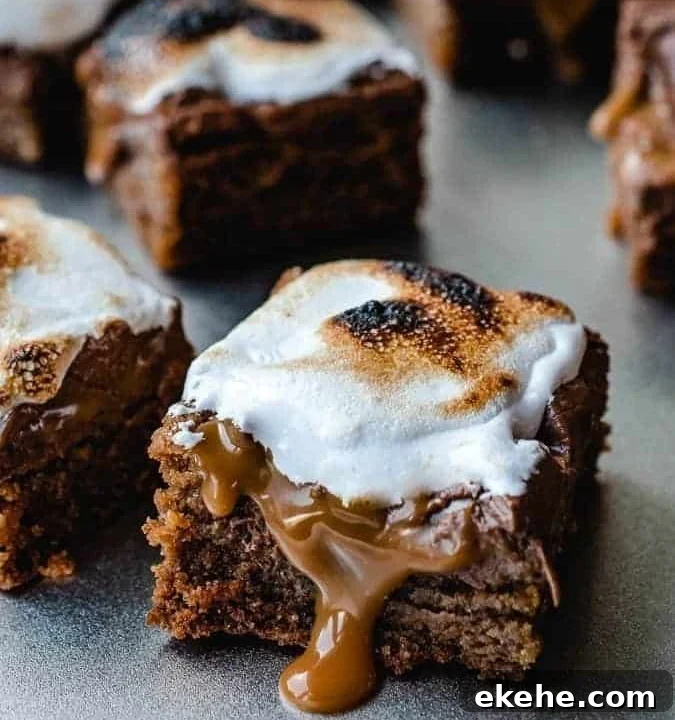 Caramel S'mores Bars