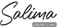 Salima written in cursive