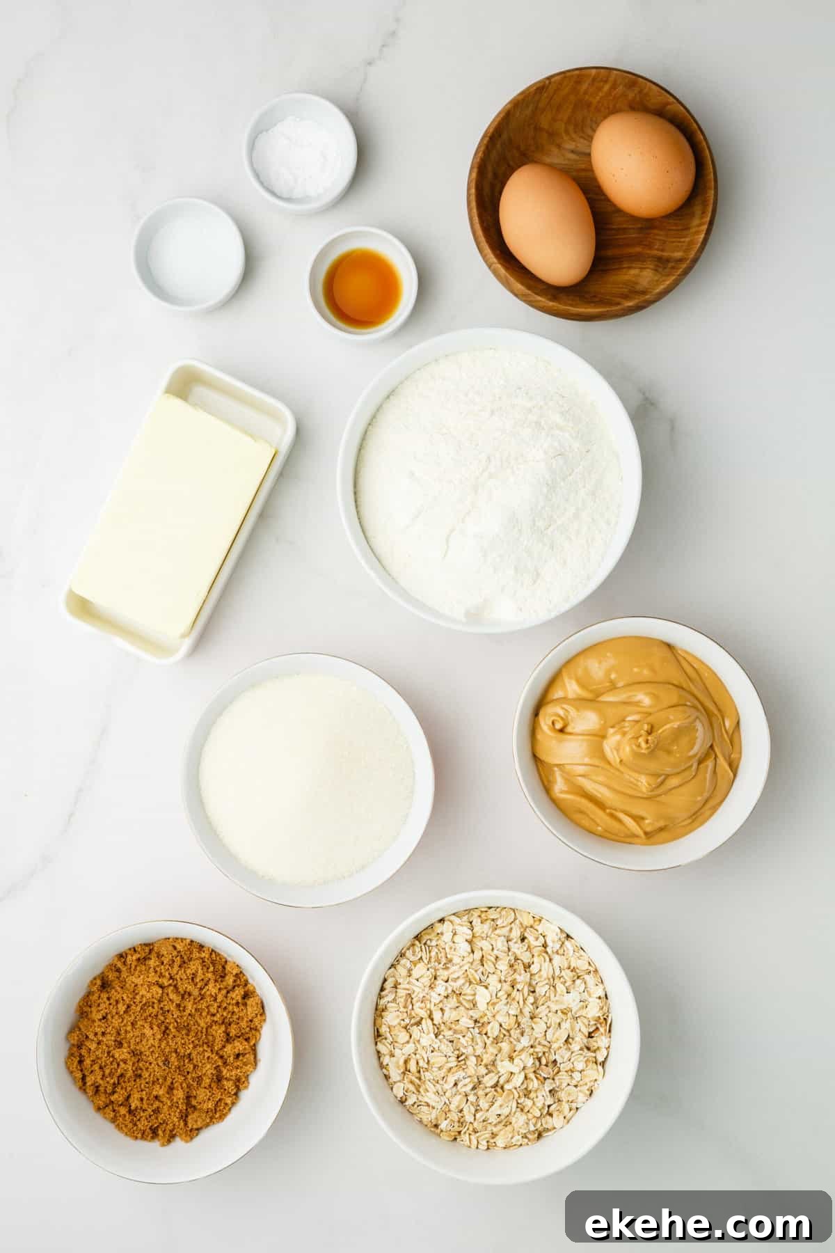 ingredients to make lunch lady bars