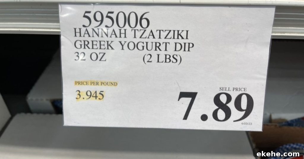 Tzatziki Sauce at Costco Cost