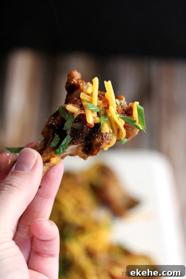 Chili Cheese Chicken Wings | Melanie Makes