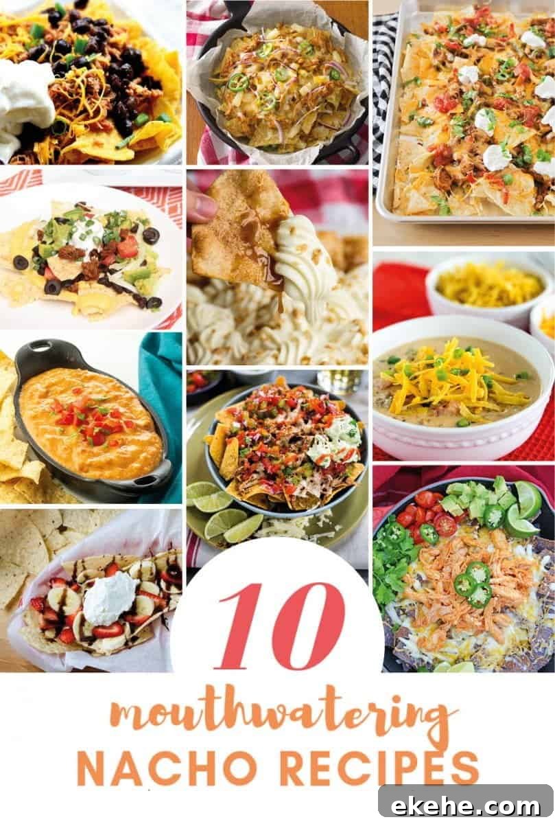 Nachos collage