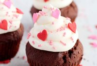 Decadent Chocolate Cupcakes for Valentine’s Day Treats