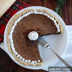Ancho Chile Fudge Pie