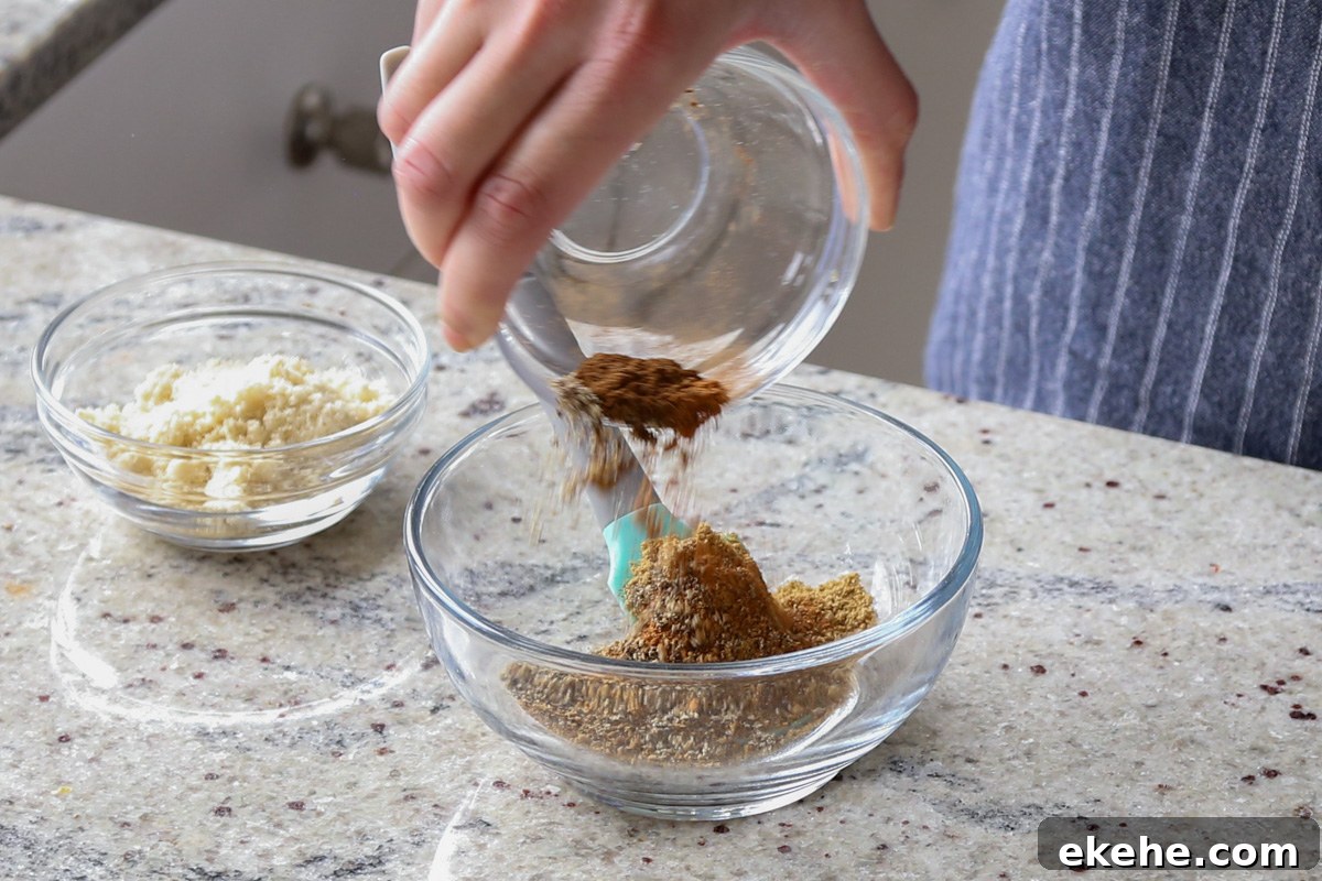 making the angara spice mix