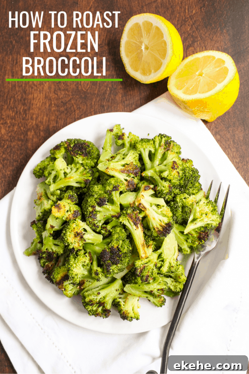 how to roast frozen broccoli