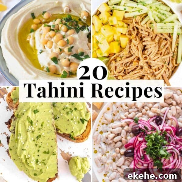 Easy recipes with tahini