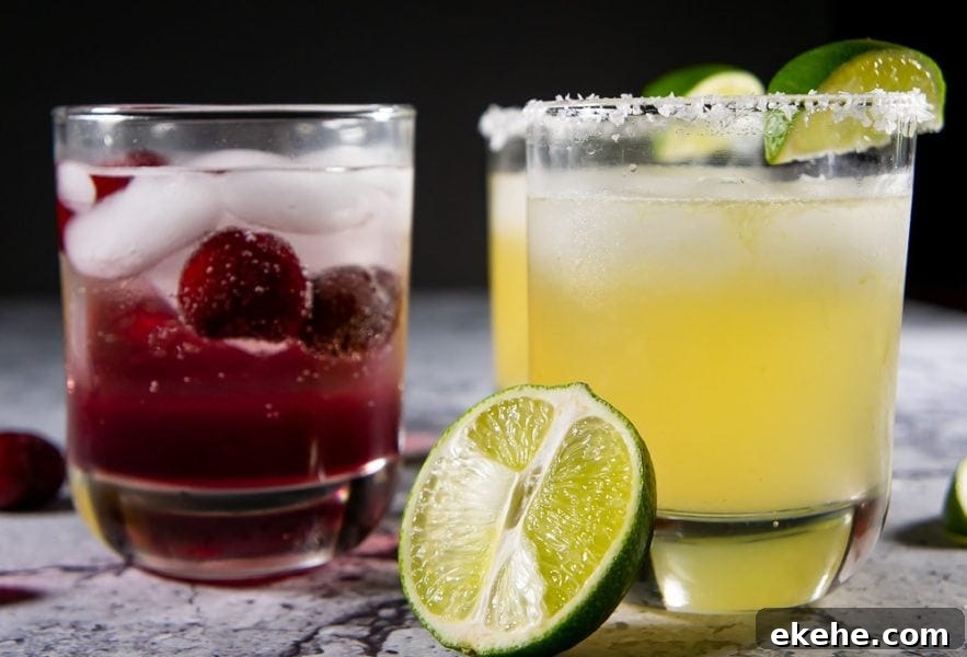 a margarita and a shirley temple