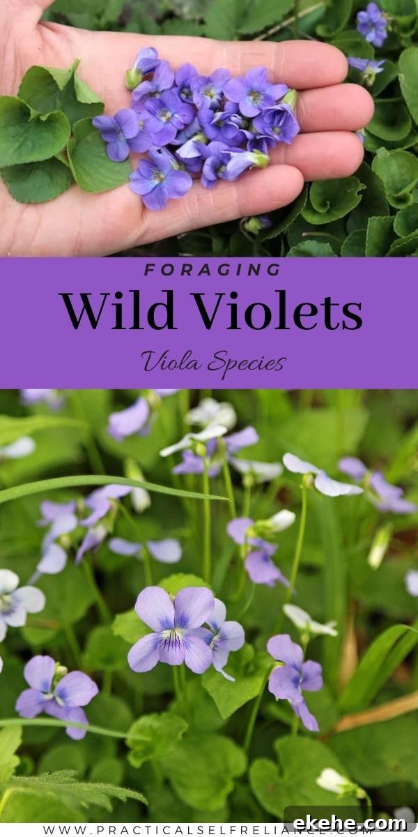Foraging Wild Violets