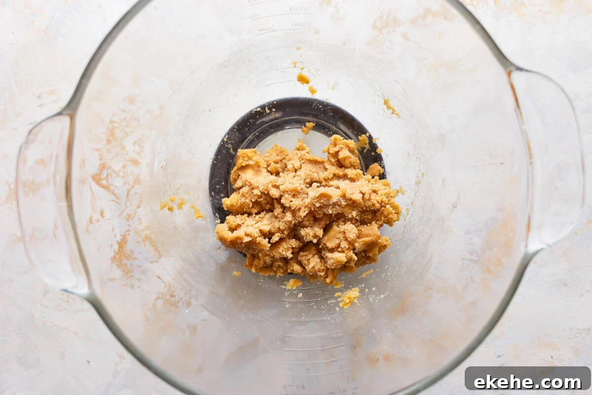 creamed butter and sugar in a glass mixing bowl.