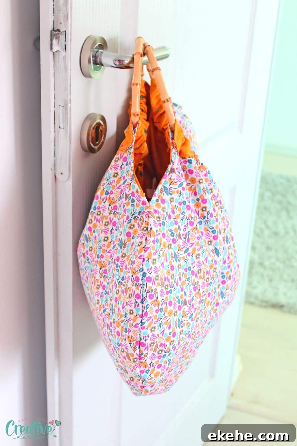 Bamboo handle bag pattern