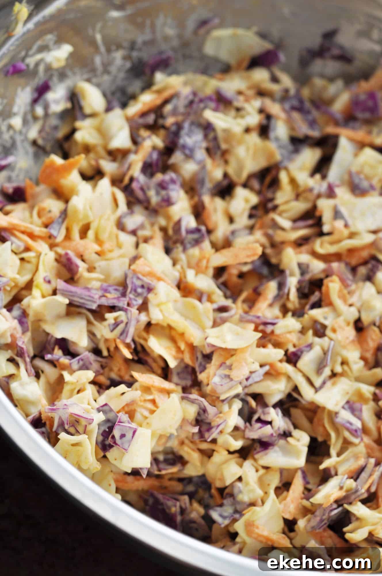 Coleslaw closeup