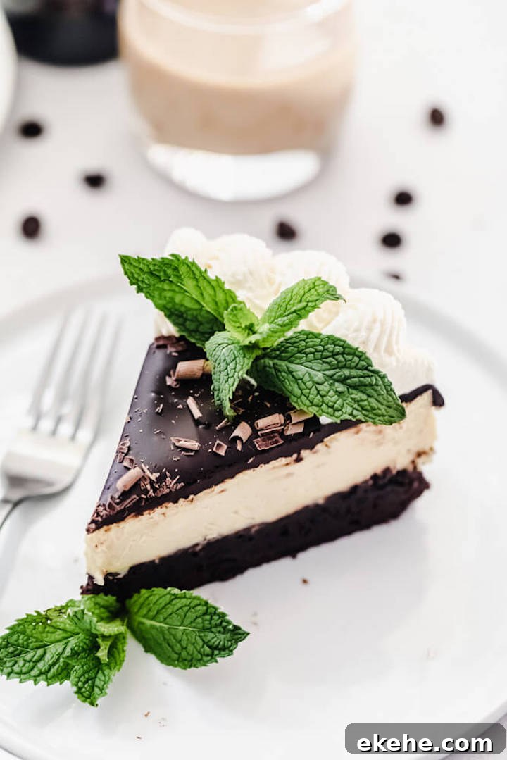 cheesecake slice on a plate 