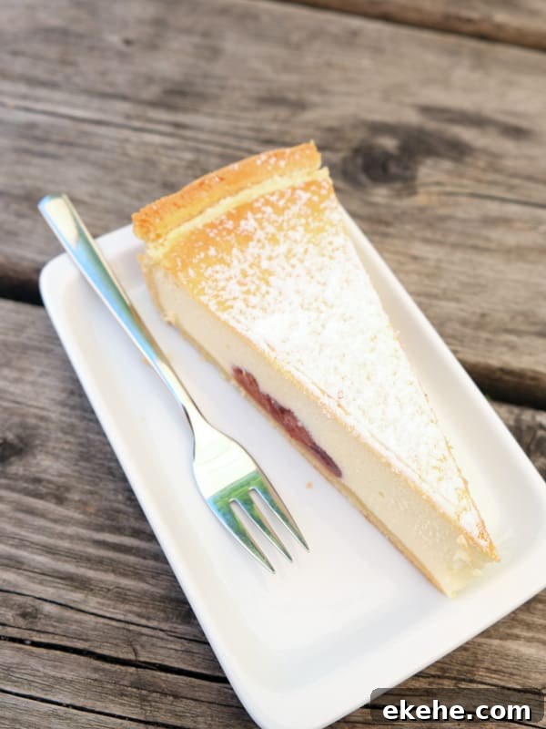 German quark cheesecake