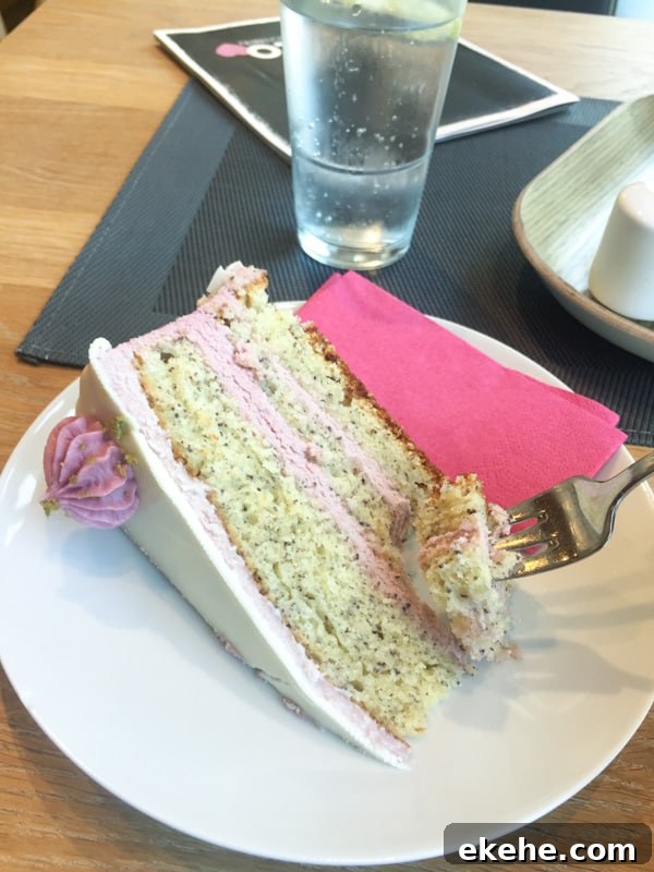 Blackberry poppyseed cake