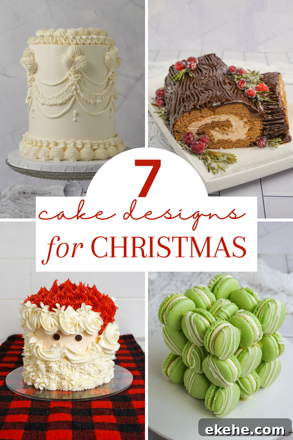 7 Festive Christmas Cake Decorating Ideas