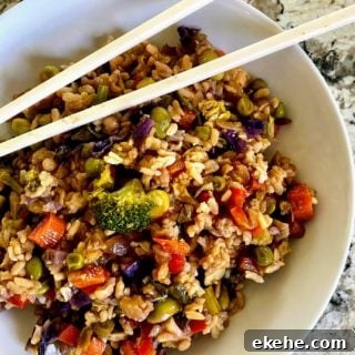vegan vegetable fried rice