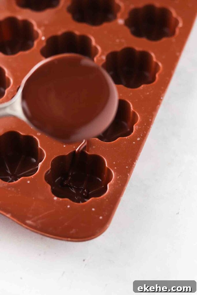 chocolate on a tsp
