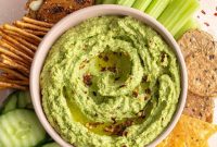 Arugula Hummus Recipe: Bright Green Dip with Lemon and Garlic