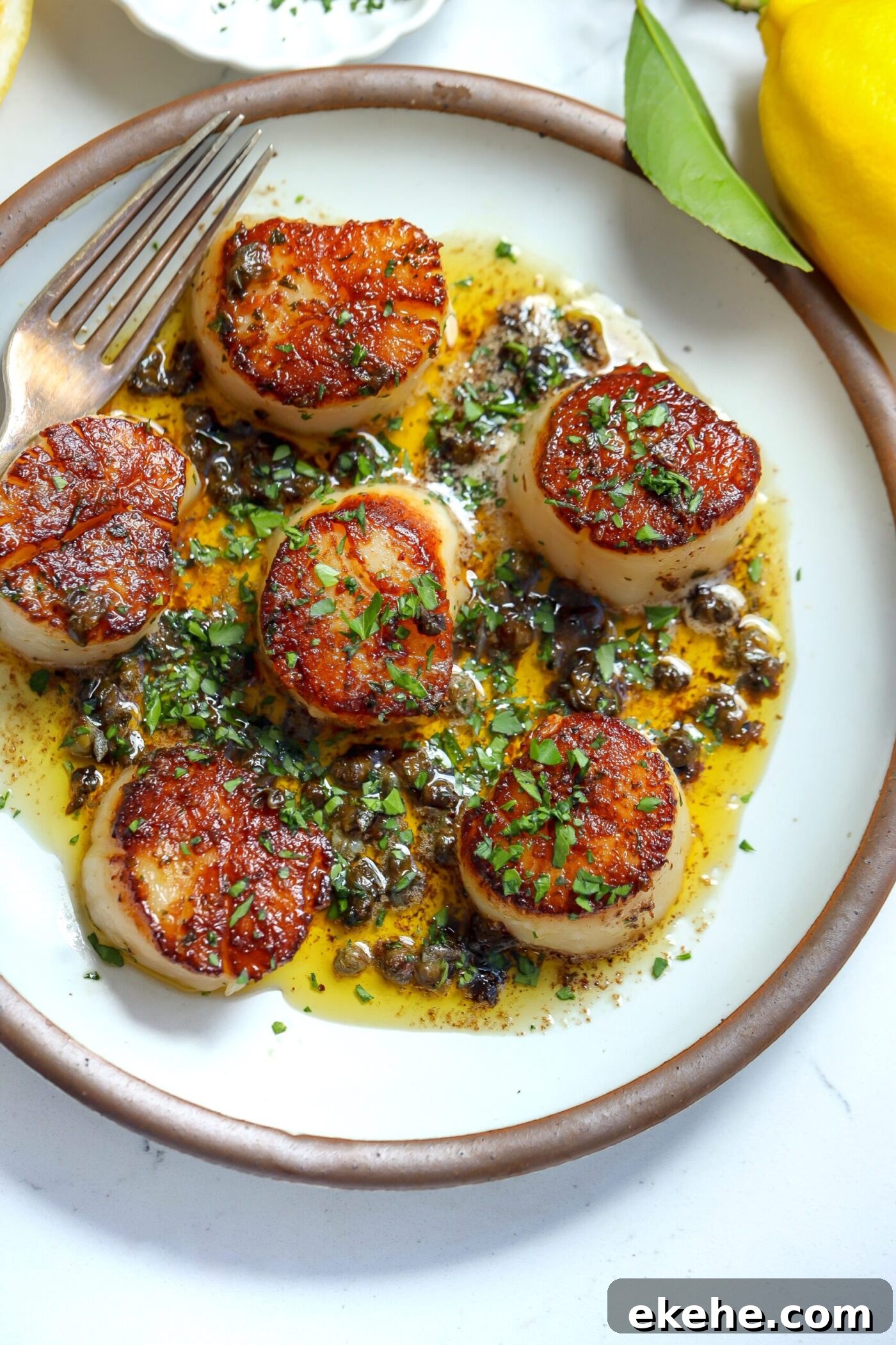 Scallops Meunière