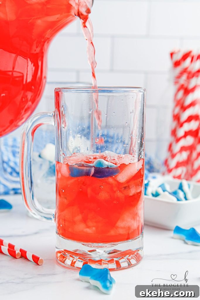 Shark Attack Survival Punch: How to Defend Yourself in Water 8 Red punch with gummy fish